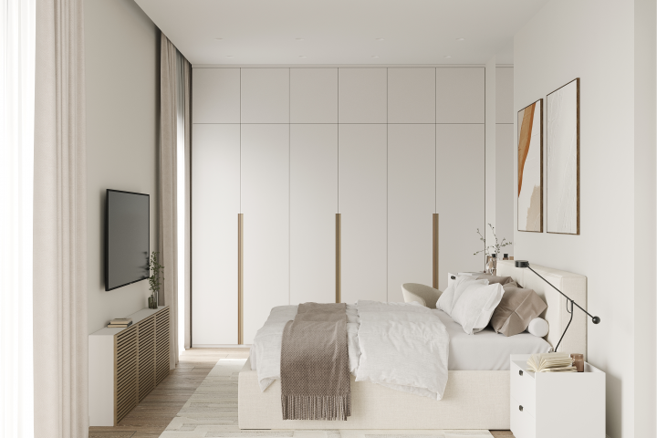 Интерьер спальни в современном стиле