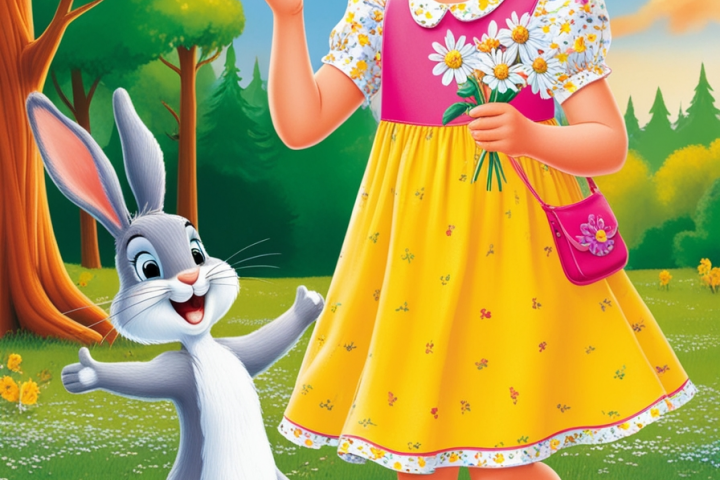 Сказка о девочке Леночке и зайчонке Пухе