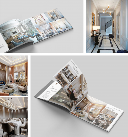 Дизайн и верстка портфолио дизайна интерьеров