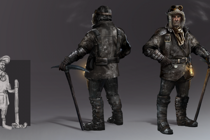 Концепт персонажа ,,Шахтер,,