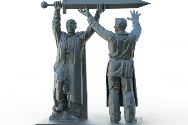 Monument Rear and Front