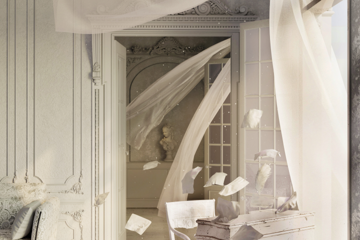 Белый интерьер