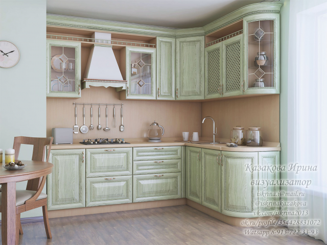 Моделирование и визуализация кухонного гарнитура