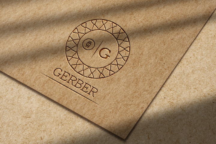 logo leather
