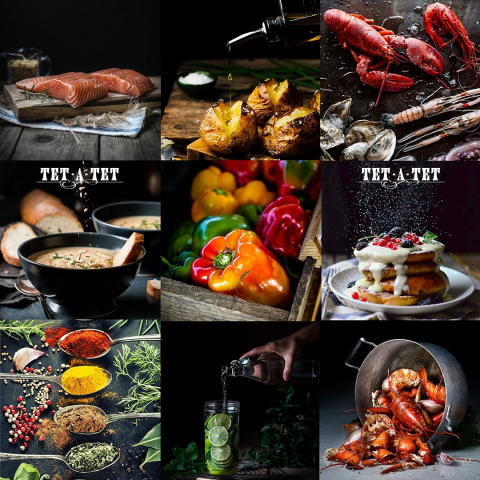 Сетка instagram для ресторана