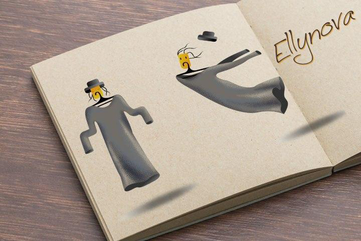 Дизайн персонажа "вешалка"