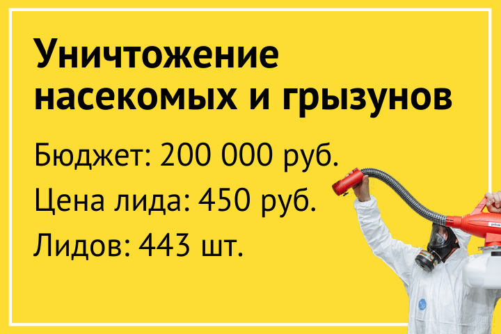 Уничтожение насекомых и грызунов