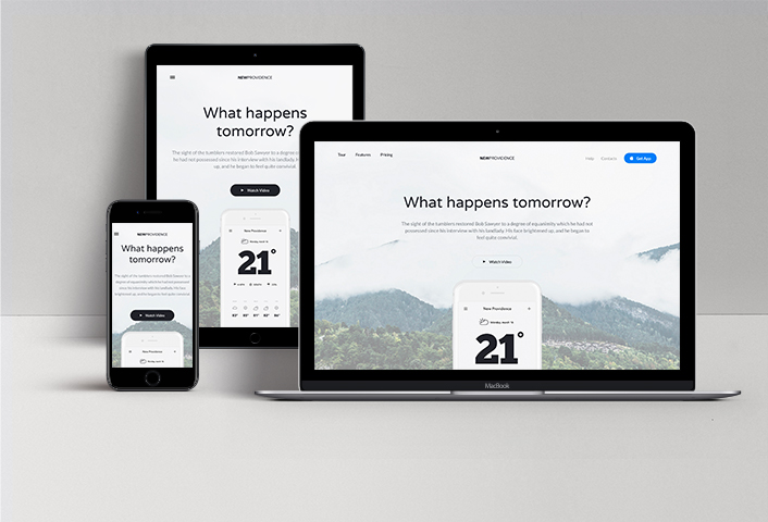 Сайт приложения