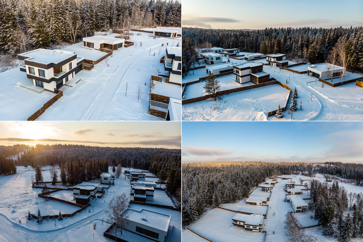 Фотосъёмка коттеджного поселка