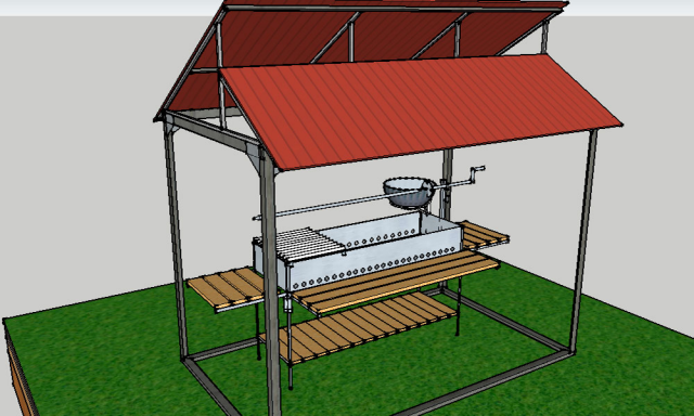 Навес для мангала