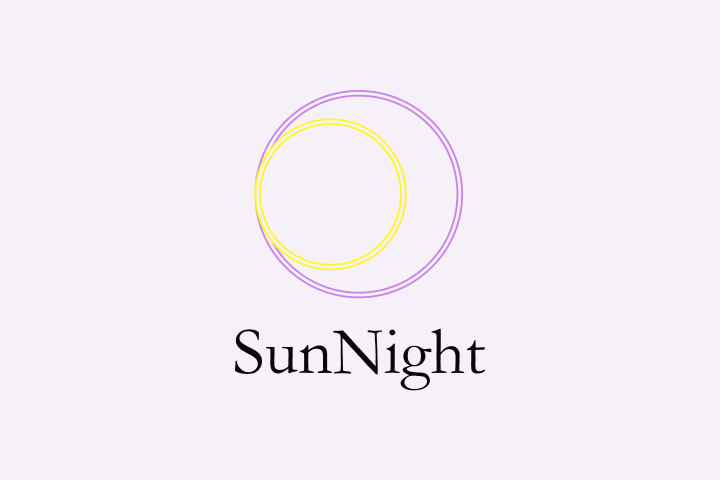 SunNight — дизайн логотипа