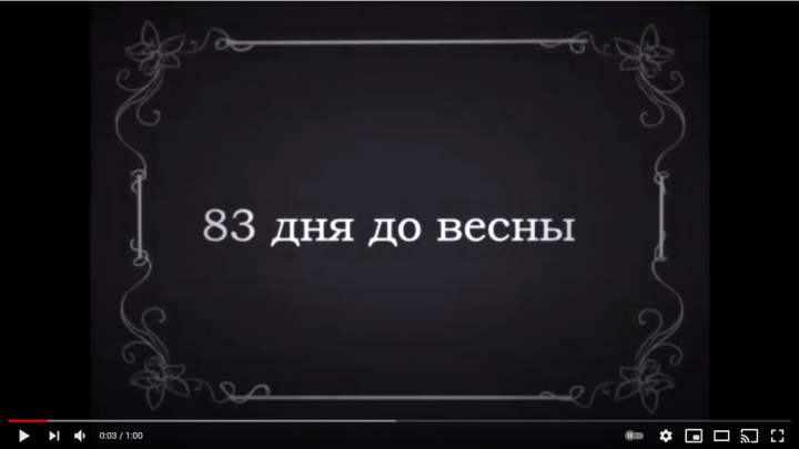 Презентация книги "100 дней до весны"
