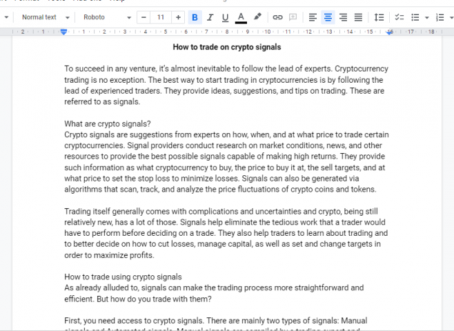 крипто копирайтинг