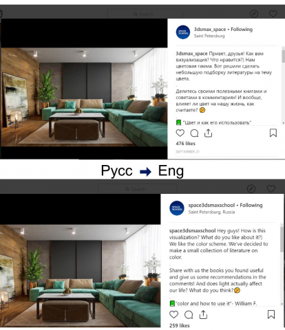 Перевод постов