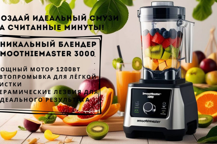 Баннер для рекламы товара.