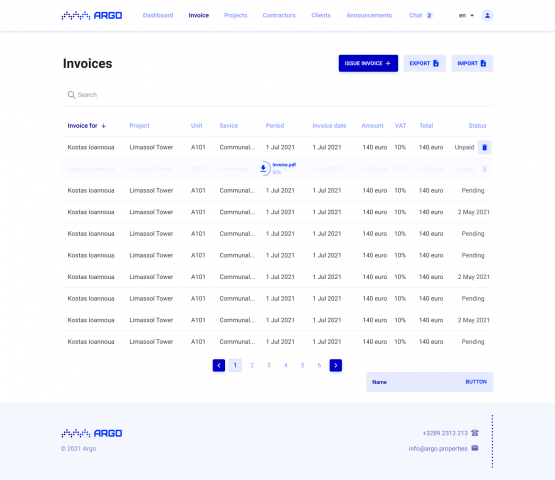 Argo — система управления недвижимостью на Кипре