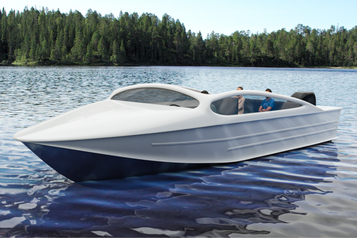 Тюнинг корпуса моторной лодки "Днепр"