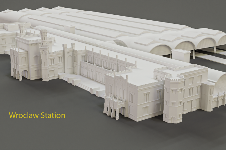 High Poly модели, смоделированные по фотографиям и картам Google