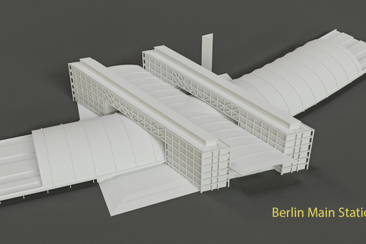 High Poly модели, смоделированные по фотографиям и картам Google