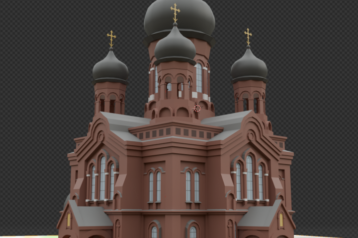 Low poly модели зданий для яндекс карт