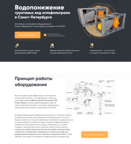 Заполнение сайта "под ключ"