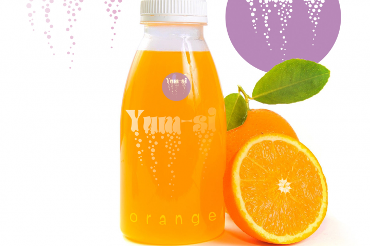 Вариант стеклянной упаковки для производителя соков