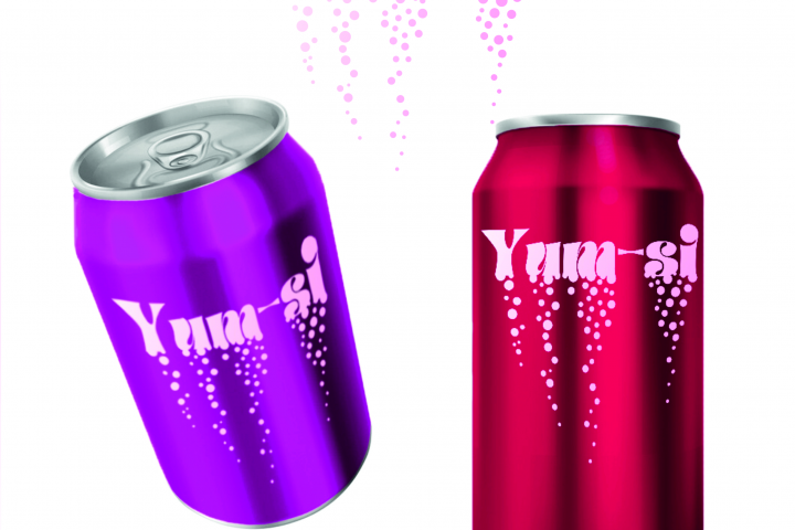 Упаковка и логотип для прохладительных напитков