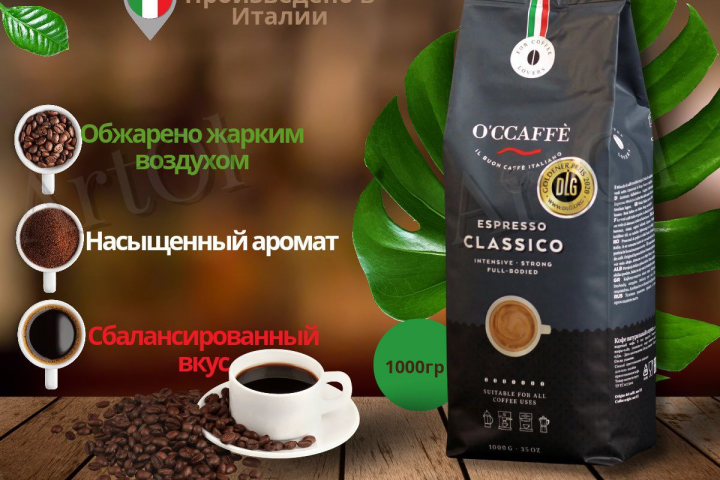 Инфографика. Кофе OZON