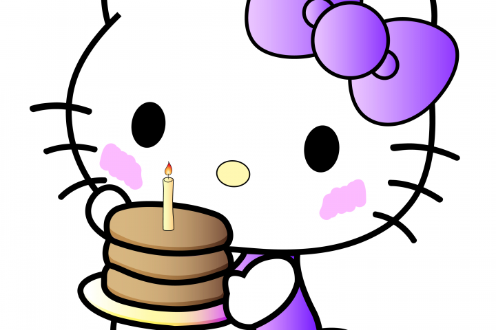 Hello Kitty c тортом
