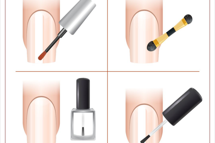 Инфографика маникюр.