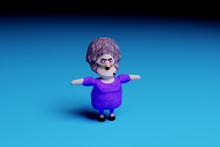 Angry teacher