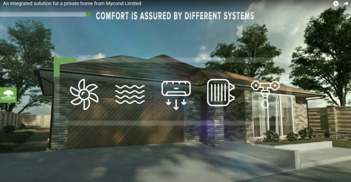 An integrated solution for a private home from Mycond Limited