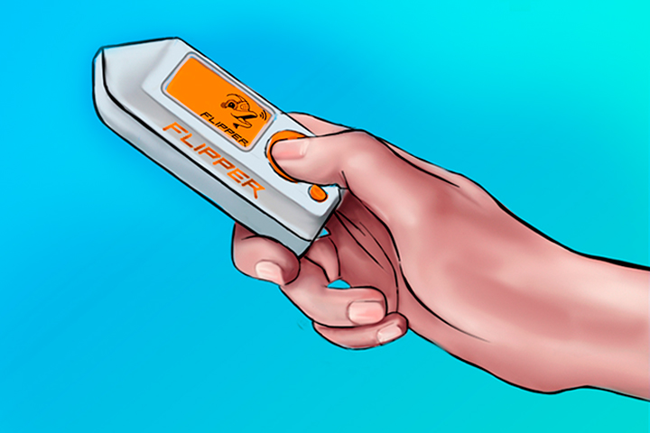 Иллюстрация для Flipper Zero. Мультитул для хакеров