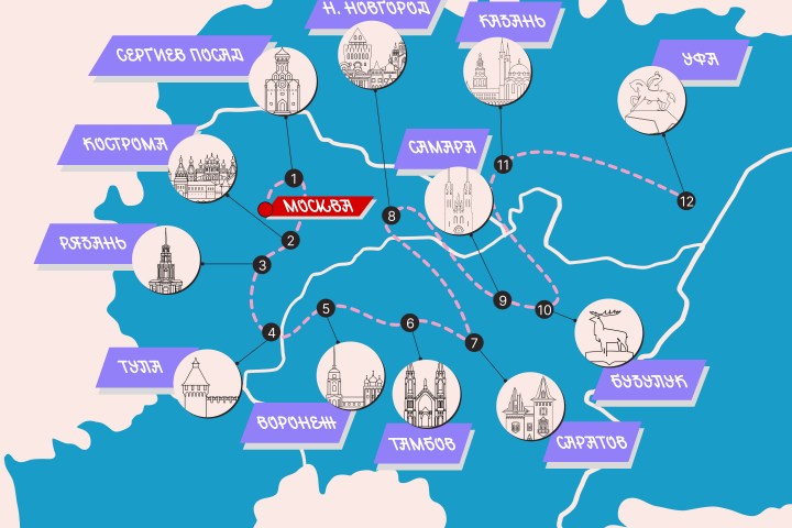 Карта для проекта Vorobushki