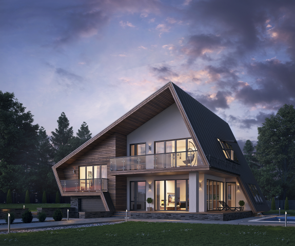 Визуализация экстерьера