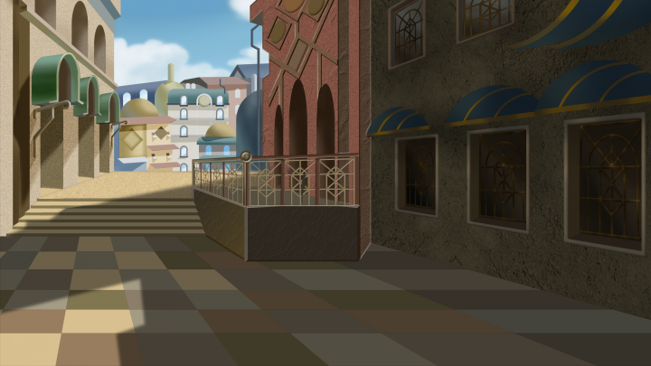 Сцена "Город"