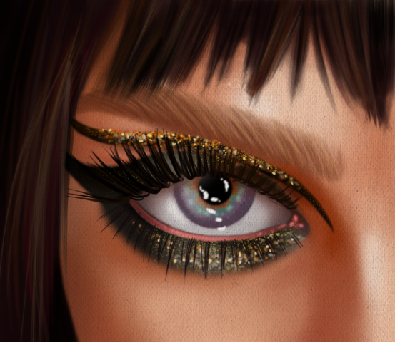 Глаз. Фронтальный ракурс.