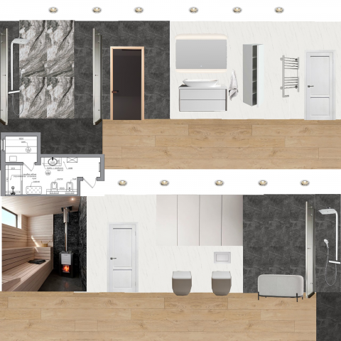 Коллаж СУ + сауна