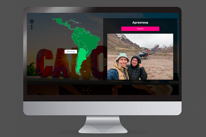 Корпоративний сайт "Частный гид в Мексике"