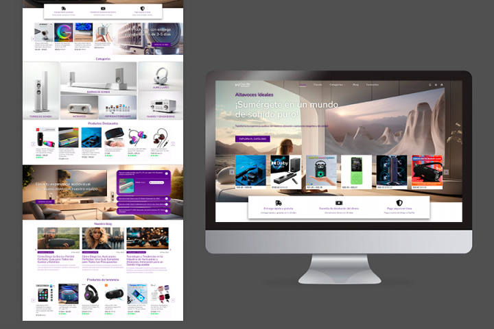 Интернет-магазин "Altavoces Ideales"