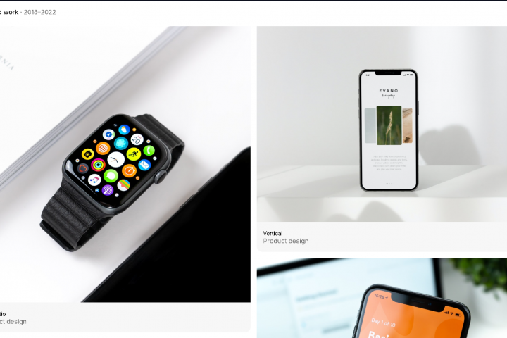 Страница-портфолио подходящая для любого вида деятельности