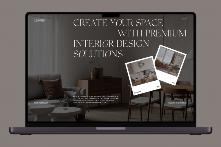 Сайта студии дизайна интерьеров