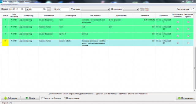 Простая CRM система