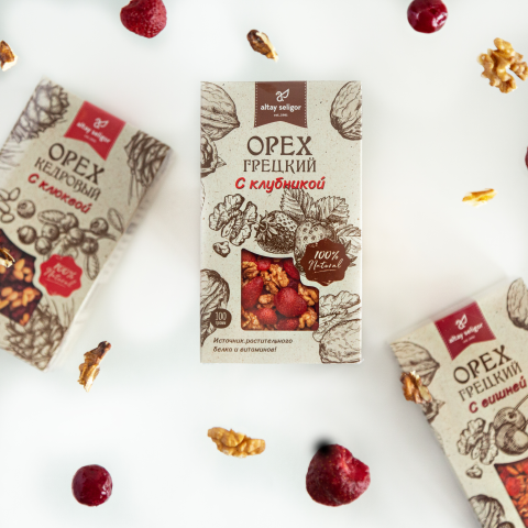 Ягодно-ореховые миксы: идея продукта и реализация