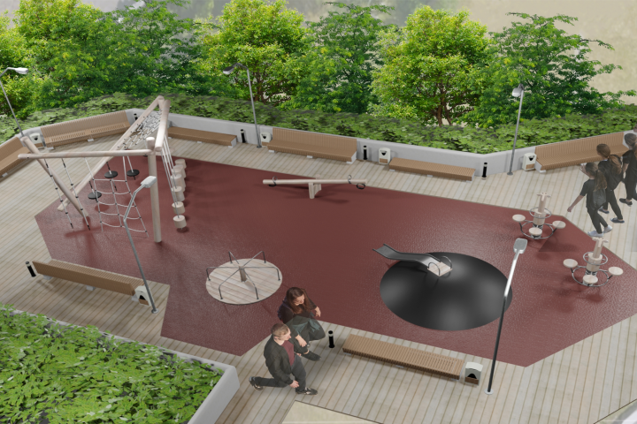 проект организации пространства детской площадки