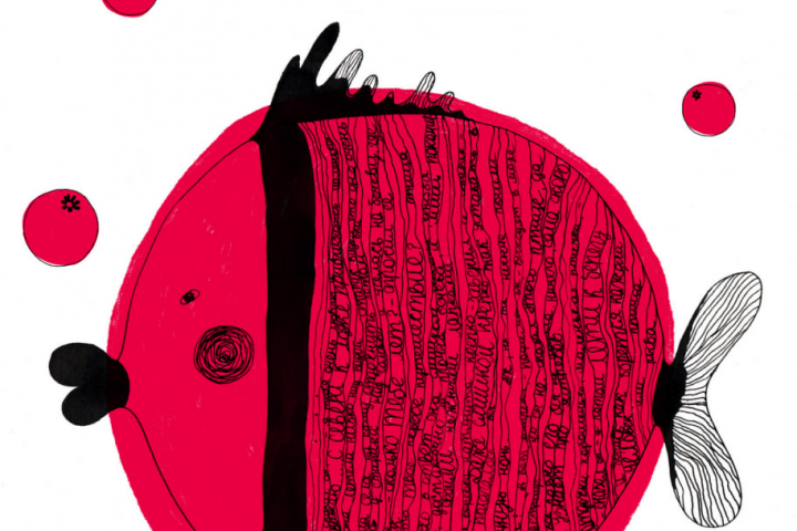 Иллюстрация к плакату книжного фестиваля Морс