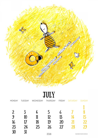 Calendar 2018 The Dog