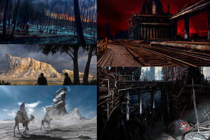 Concept art , окружение