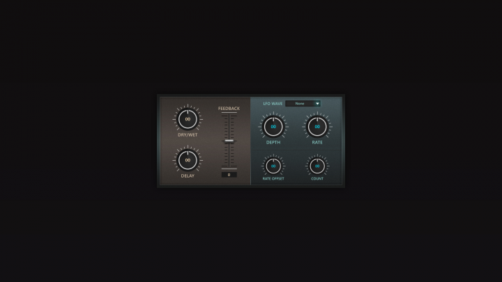 Дизайн окна Chorus VST плагина программы Polyform Studio