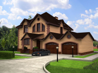 Проект коттеджа в районе Бугровки в г. Пензе.